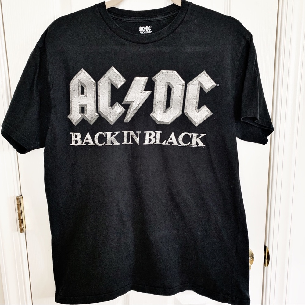 AC/DC Back in Black Graphic Band Tee